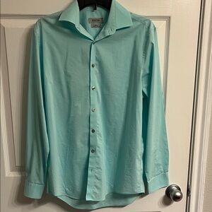 Kenneth Cole Aqua Dress Shirt